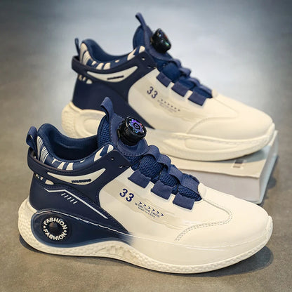 Men's Casual Canvas Shoes Button Closure Mixed Colors EVA Outsole