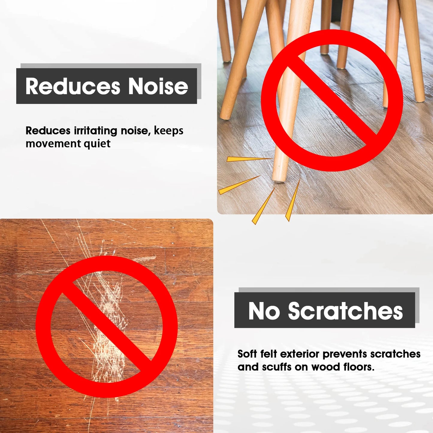 Pre-Cut Tennis Balls Fits Most Walkers and Chairs, Stay Secure Walker Tennis Balls for Reducing Noise, 4Pcs, 8Pcs