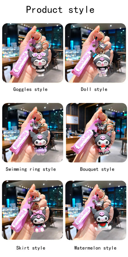 Anime Keychain PVC Collection Bag Pendant Unisex Ages 3 and Up