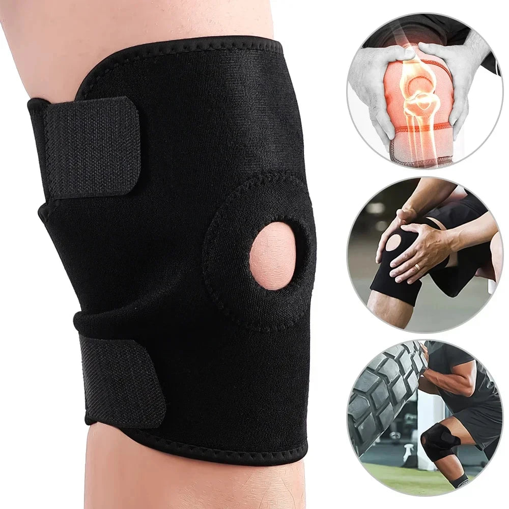 Sports knee pads, outdoor hiking, basketball, cycling, knee pads, running, strengthening protective gear, spring knee pads