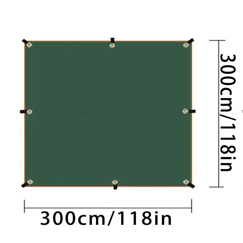 Ultra light canvas garden canopy, sunshade, camping hammock, courtyard sunshade, used for outdoor activities