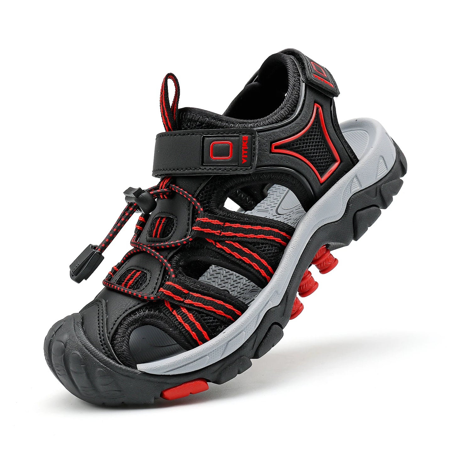 Kids Water Sandals Quick Dry Hook And Loop Unisex Summer Mixed Color