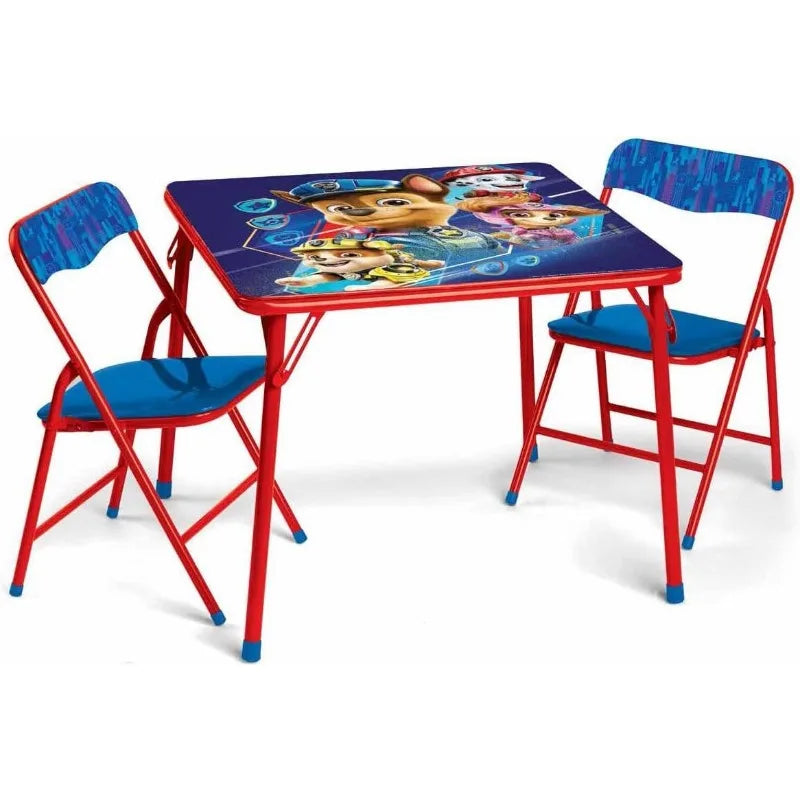 Kids Table & Chairs Set for Kid and Toddler 36 Months Up to 7 Years, Includes: 1 Table, 2 Chairs