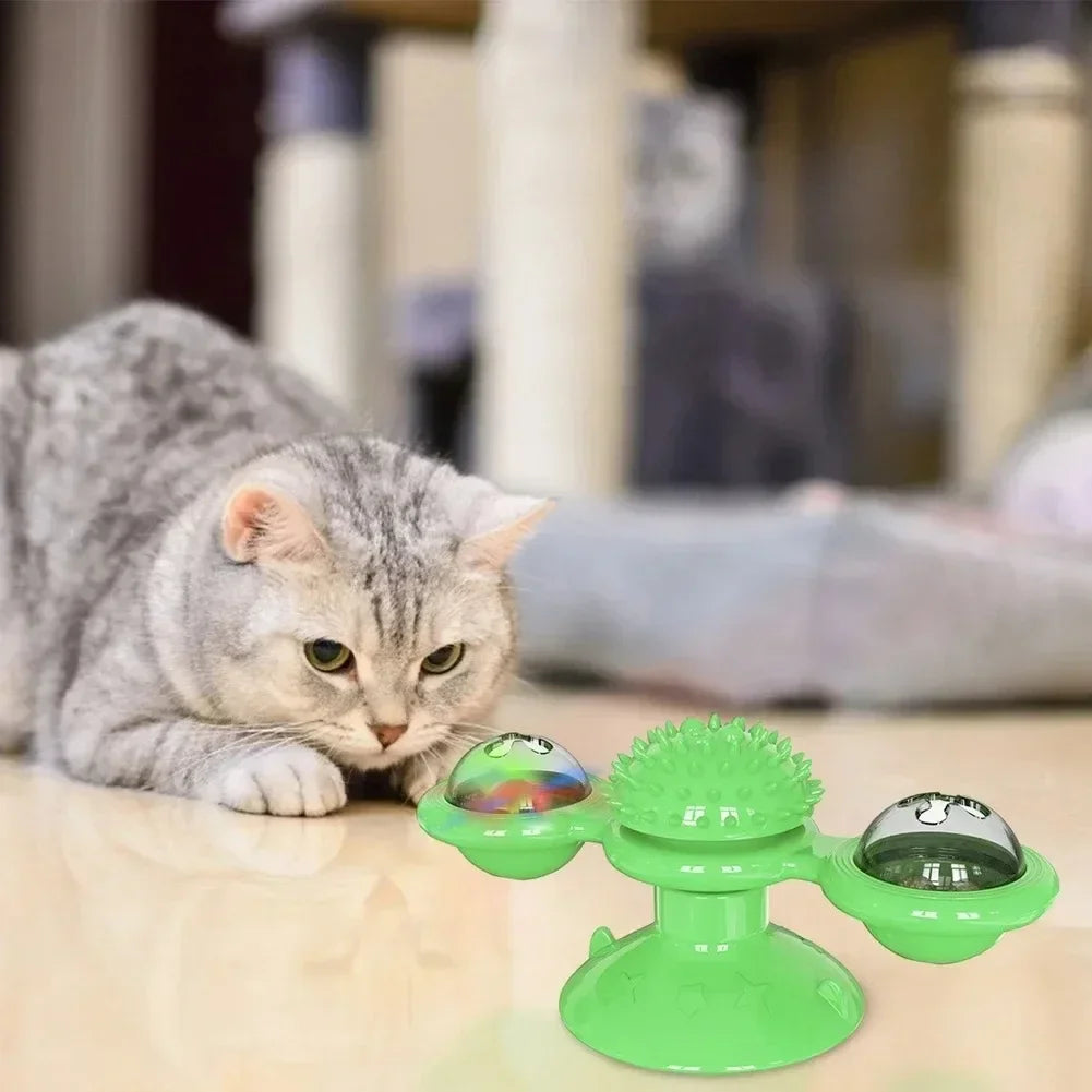 Cat Spinning Turntable Toy
