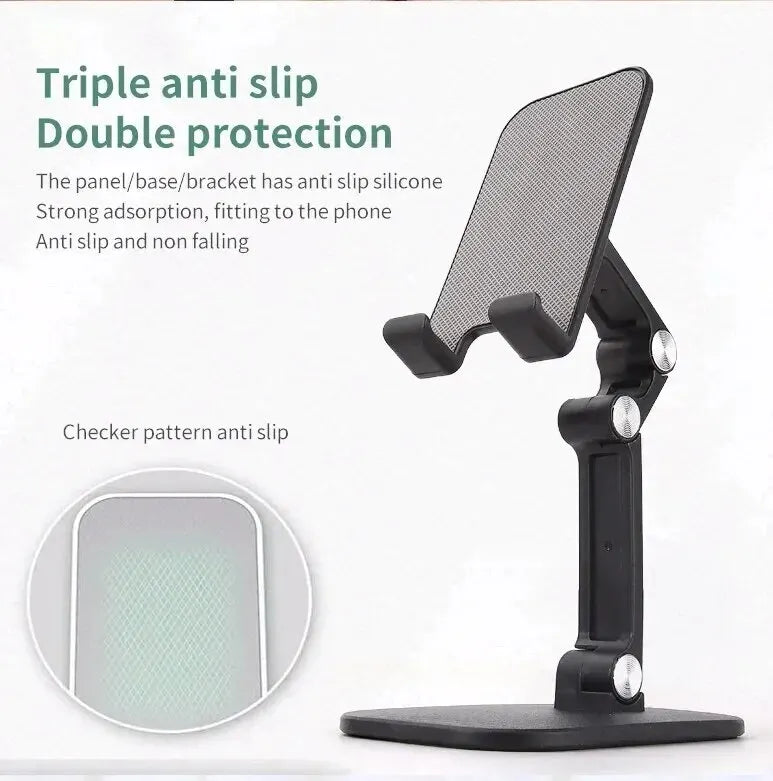 Desktop Phone Holder Can Be Freely Raised And Lowered, Adjustable In Height, Foldable, Portable Tablet For Live Streaming