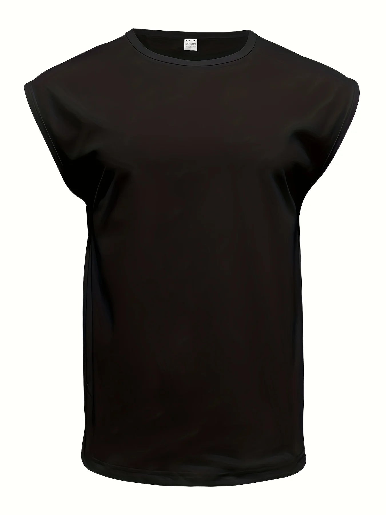 Men'S Summer Solid Color Sleeveless Tank Top Breathable Suitable for Casual Sports Versatile Style