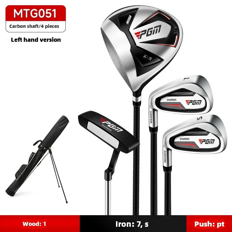 PGM Men's Golf Clubs Sets Right Left  Handded Complete Beginner's Full Golf Set 9/12 Branch High Fault Tolerance Golf Supplies