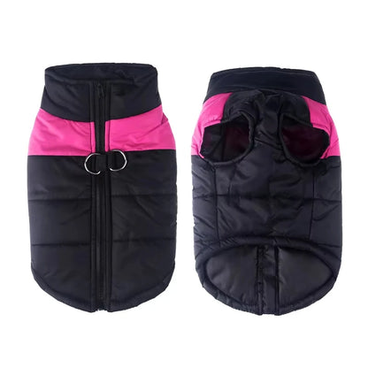 Winter Dog Coat Polyester Waterproof Vest For Small, Medium And Large Dogs