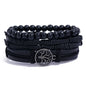4-Piece Braided Wristband Set