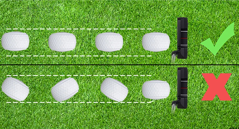 1 Pc Putting Practice Flat Golf Training Balls