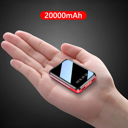 20000mAh Mini Power Bank With Mirror Screen LED Display