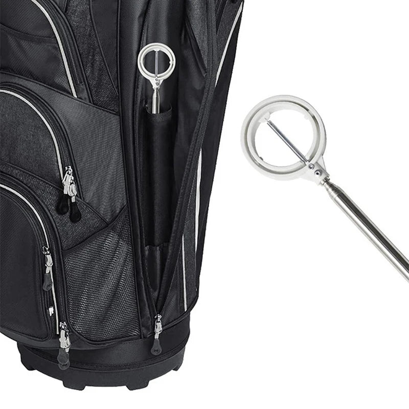 Telescopic Golf Ball Picker Automatic Locking Scoop Catcher Golf Ball Retriever Training Aids Golf Ball Pick up Tools