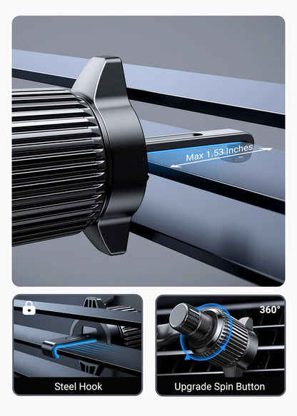 Gravity Car Phone Holder Universal Air Vent Mount 360 Degree Rotation