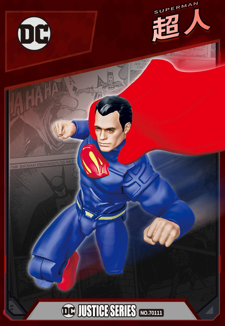 DC Justice League Toy The Dark Knight Trilogy Action Figure Batman Superman Aquaman The Flash Assembly Figure Kids Birthday Gift