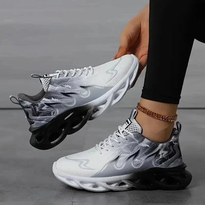 Women Walking Shoes Slip On Lightweight Casual Running Sneakers Air Mesh Upper