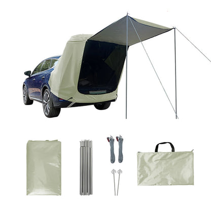Car Rear Extension Tent With Canopy For Outdoor Camping