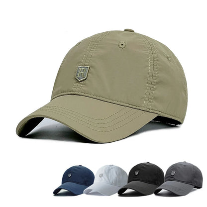 Unisex Outdoor Quick-Drying Baseball Cap One Size Polyester Sun Protection