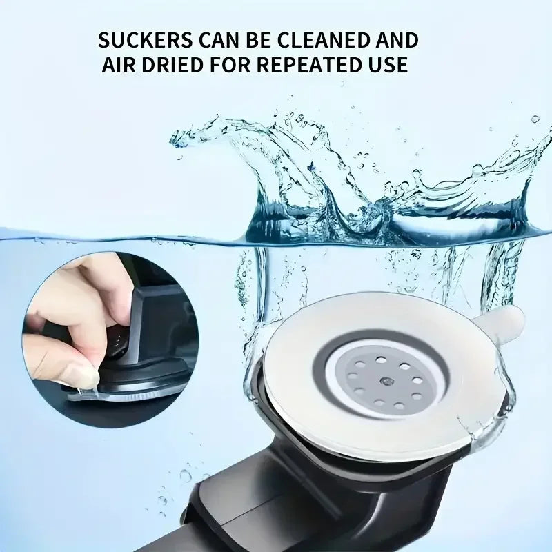 Universal Car Phone Holder Suction Cup Mount Stand for iPhone 15 Xiaomi Huawei Samsung - Mobile Phone Bracket Support