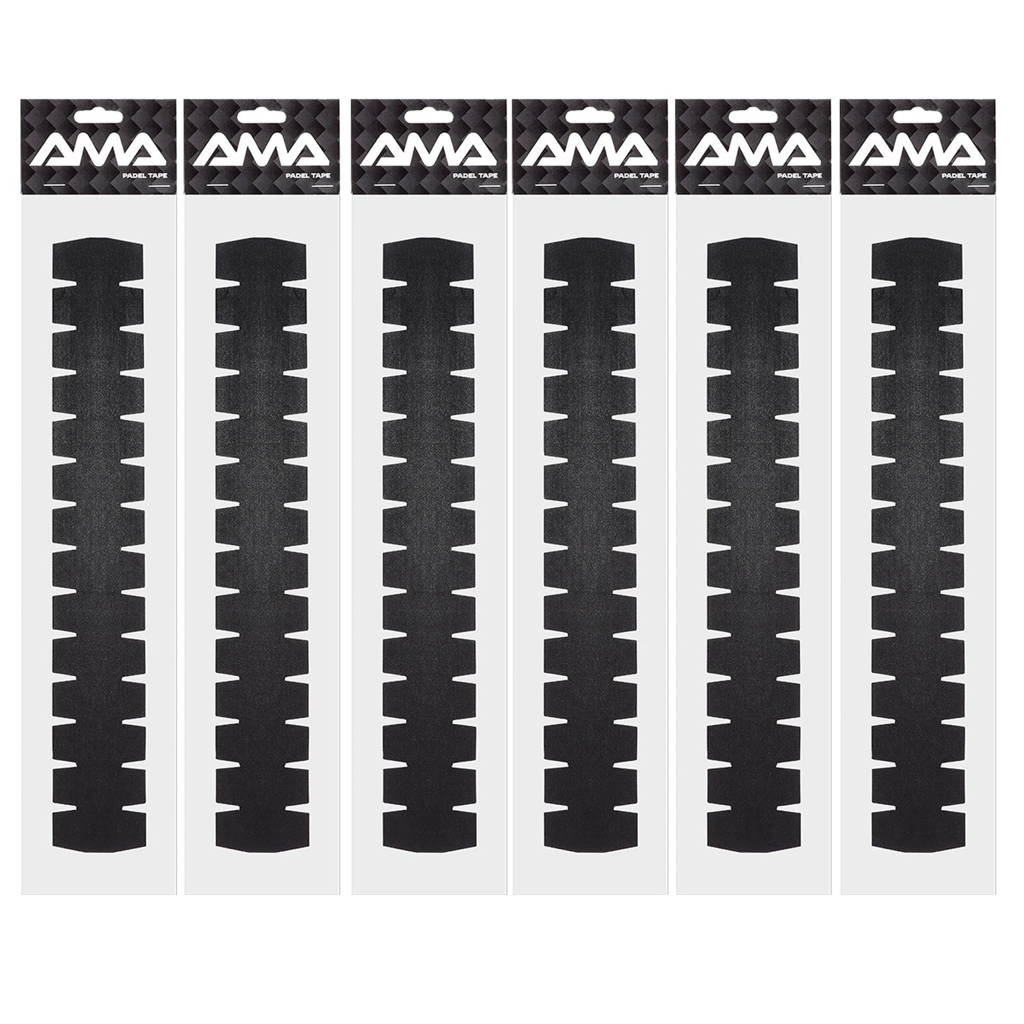 AMA SPORT Padel Racket Protection Tape Pack of 1/2/6 Edge Protector Durable & Easy to Replace Transparent Padel Protector