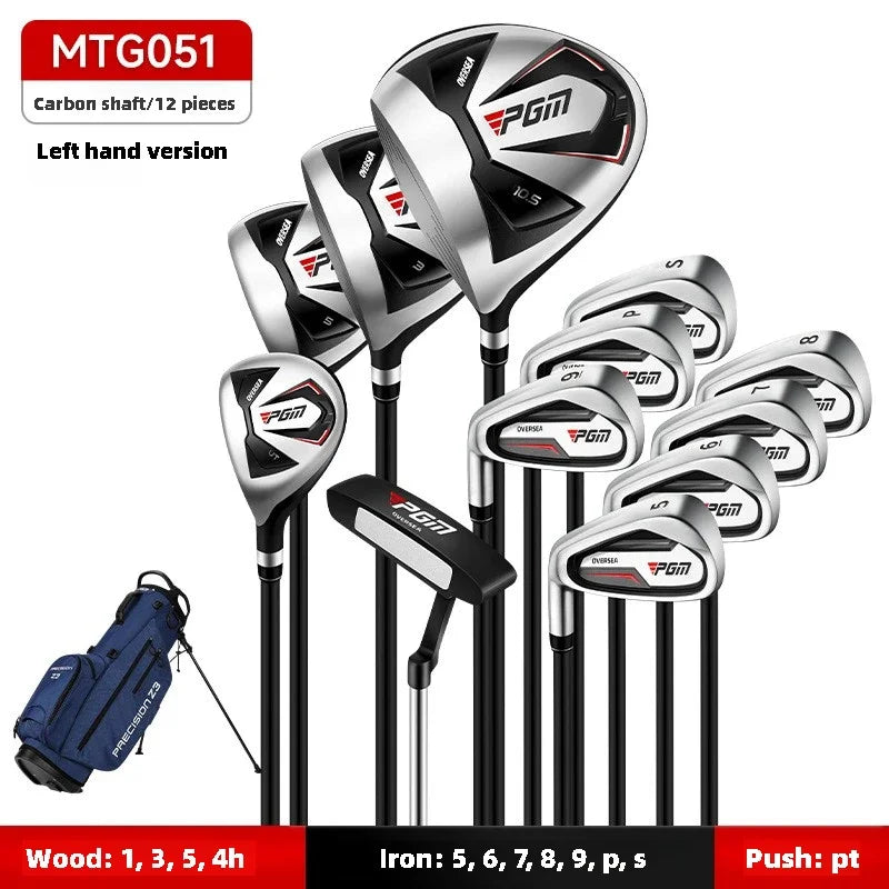 PGM Men's Golf Clubs Sets Right Left  Handded Complete Beginner's Full Golf Set 9/12 Branch High Fault Tolerance Golf Supplies
