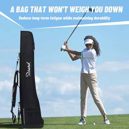 Golf Club Bag Case Nylon Storage Portable Pink Or Black