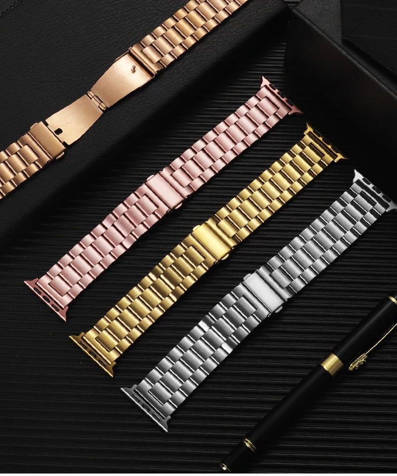 Adjustable Metal Bracelet Band for Apple Watch