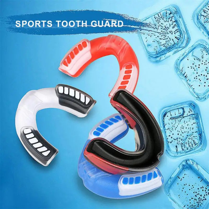 Sport Mouth Guard Teeth Protector Kids Adults Sports Mouthguard Tooth Brace Basketball Rugby Boxing Karate Appliance Trainer