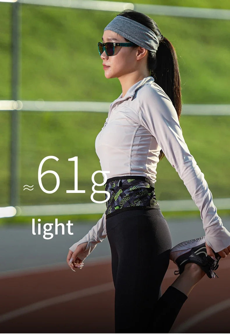 MAP BROTHER W1001 Woven Elastic Sports Waist Bag Pack Running Race Number Belt For Triathlon Marathon Cycling Mountaineering Bag