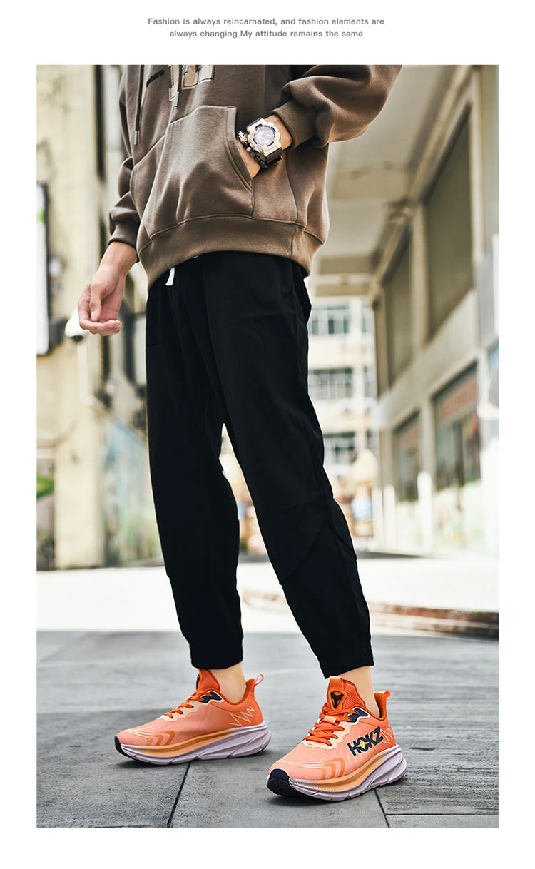 Carbon Plate Air Cushion Running Shoes Unisex Cushioned Walking Shoes