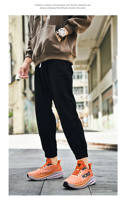 Carbon Plate Air Cushion Running Shoes Unisex Cushioned Walking Shoes