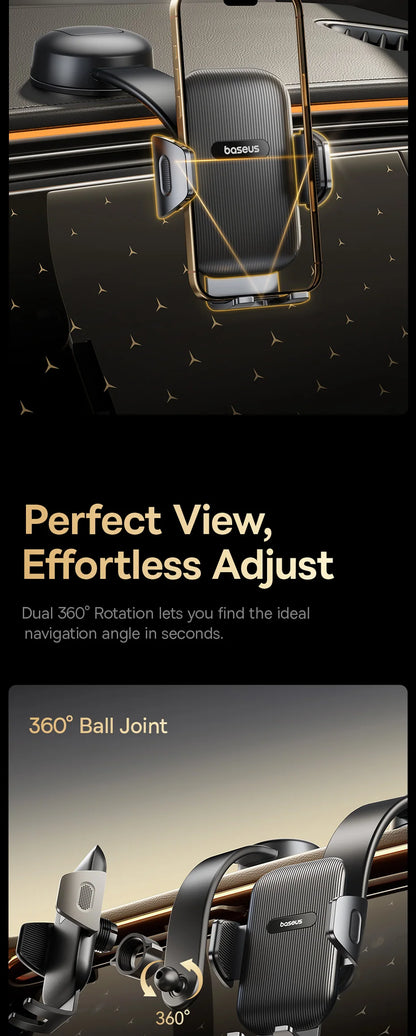 Car Phone Holder With Suction Cup For Dashboard And Windshield Universal