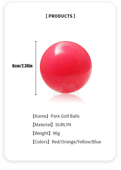 Golf Practice Balls With Aiming Line 3-Piece Indoor and Outdoor Four Color