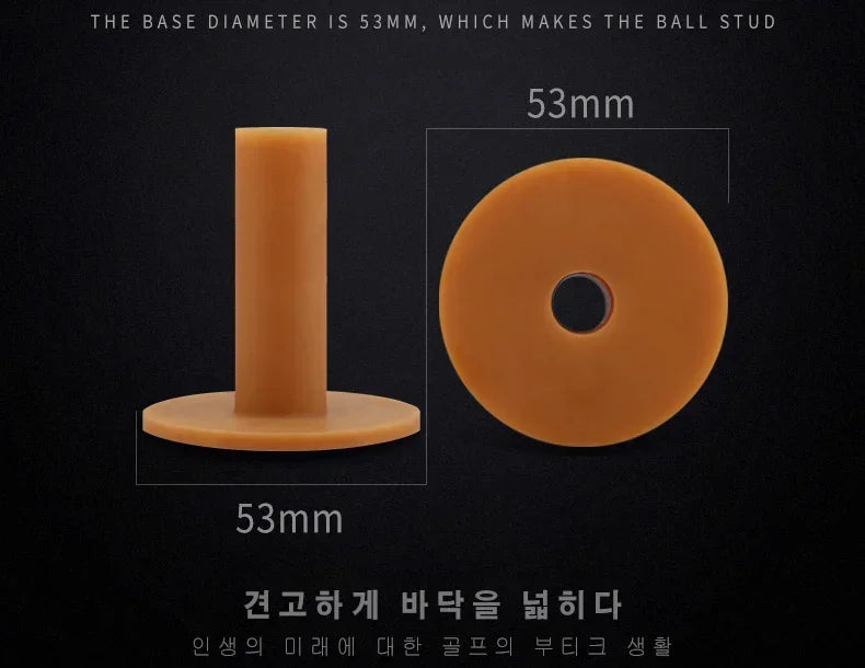 PGM 4pcs Training Practice Tee Mat Golves Ball Hole Holders Beginner Trainer Practice Rubber Golf Tee Holder QT001