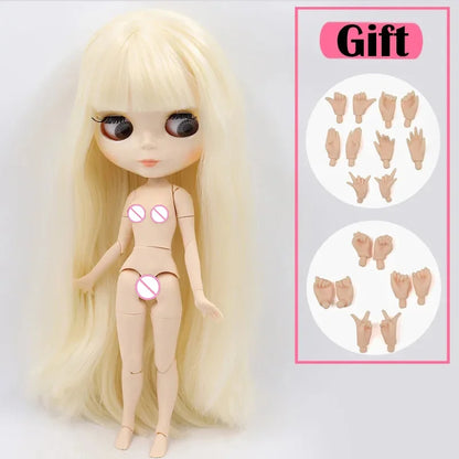 1/6 Scale Ball-Jointed Doll Body, White Skin, ABS, 30cm
