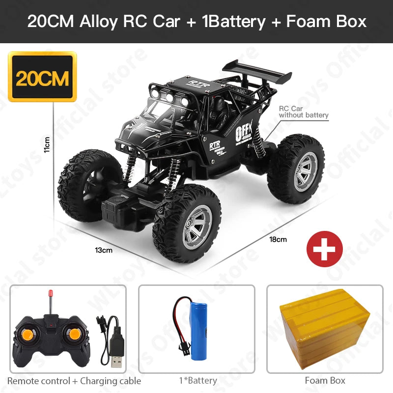 ZWN 1:12 / 1:16 4WD Remote Control Car With Led Lights 2.4G Radio RC  Cars Off-Road 4x4 Control Trucks Toys Gifts for Children