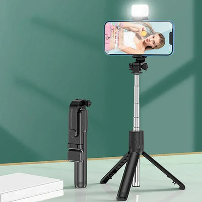 Telescopic Bluetooth Selfie Stick Tripod for Smartphones 700mm