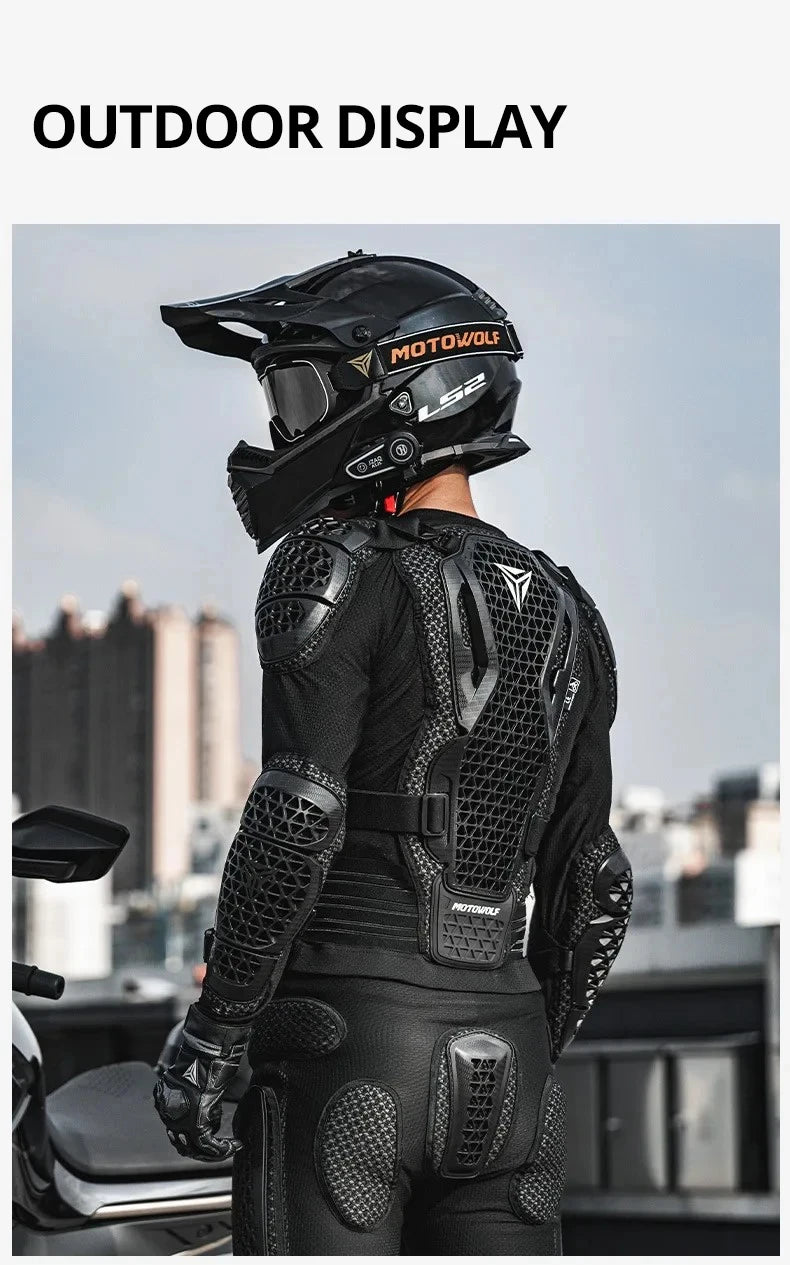 Motorcycle Jacket Men Women Armor Jacket Motorbike Body Protective Motocross Racing Jacket CE Certified Riding Protective Gear