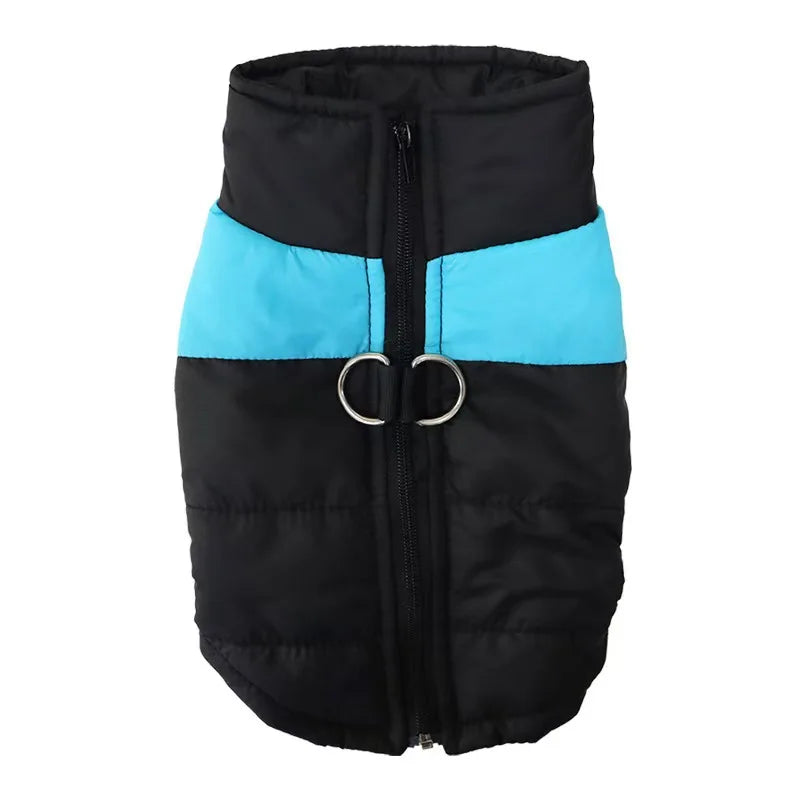 Waterproof Winter Dog Coat Padded Vest Zipper Jacket for Small Medium Large Dogs