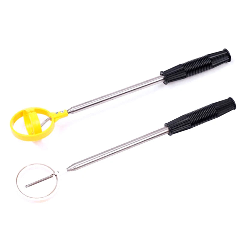 Telescopic Golf Ball Picker Automatic Locking Scoop Catcher Golf Ball Retriever Training Aids Golf Ball Pick up Tools