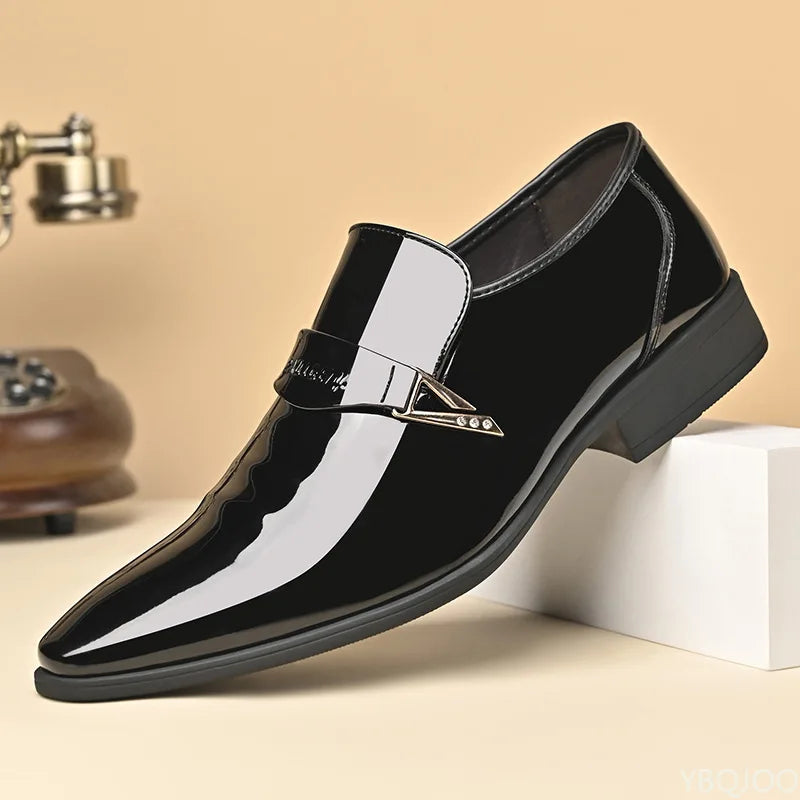 Men's Slip-On Office Formal Shoes, PU Lining, Low Cut