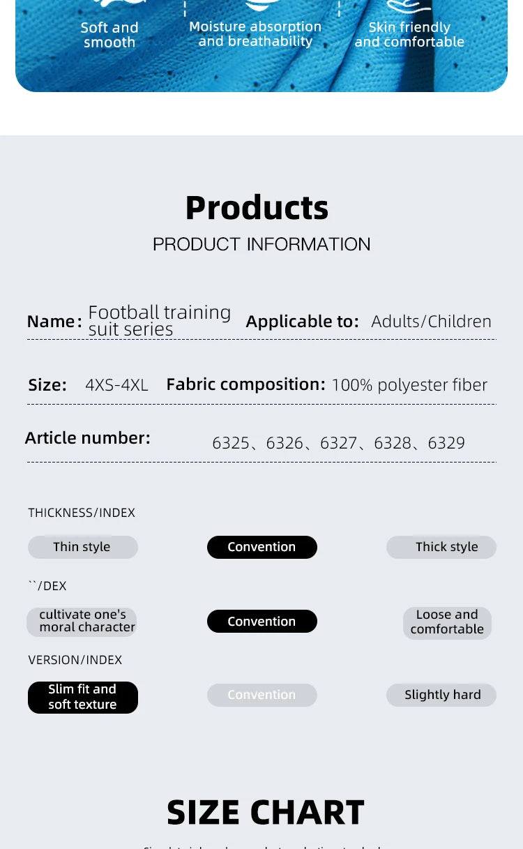 Adult Kid Football Jersey Men Customize Soccer Uniform Sports Shirt Women Futsal Sportswear Child Team Training Tracksuit Outfit