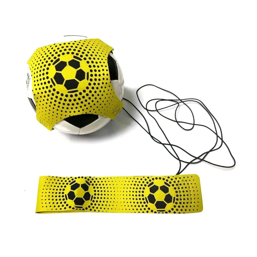 Elastic Belt Soccer Ball Juggle Bags Kicking Durable Football Training Equipment Portable Adjustable Soccer Trainer Belt