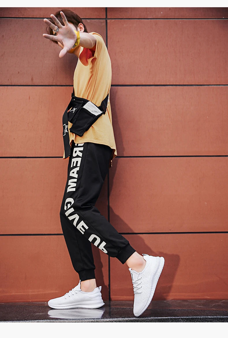 Unisex Breathable Running Shoes Lace Up Lightweight Casual Gym