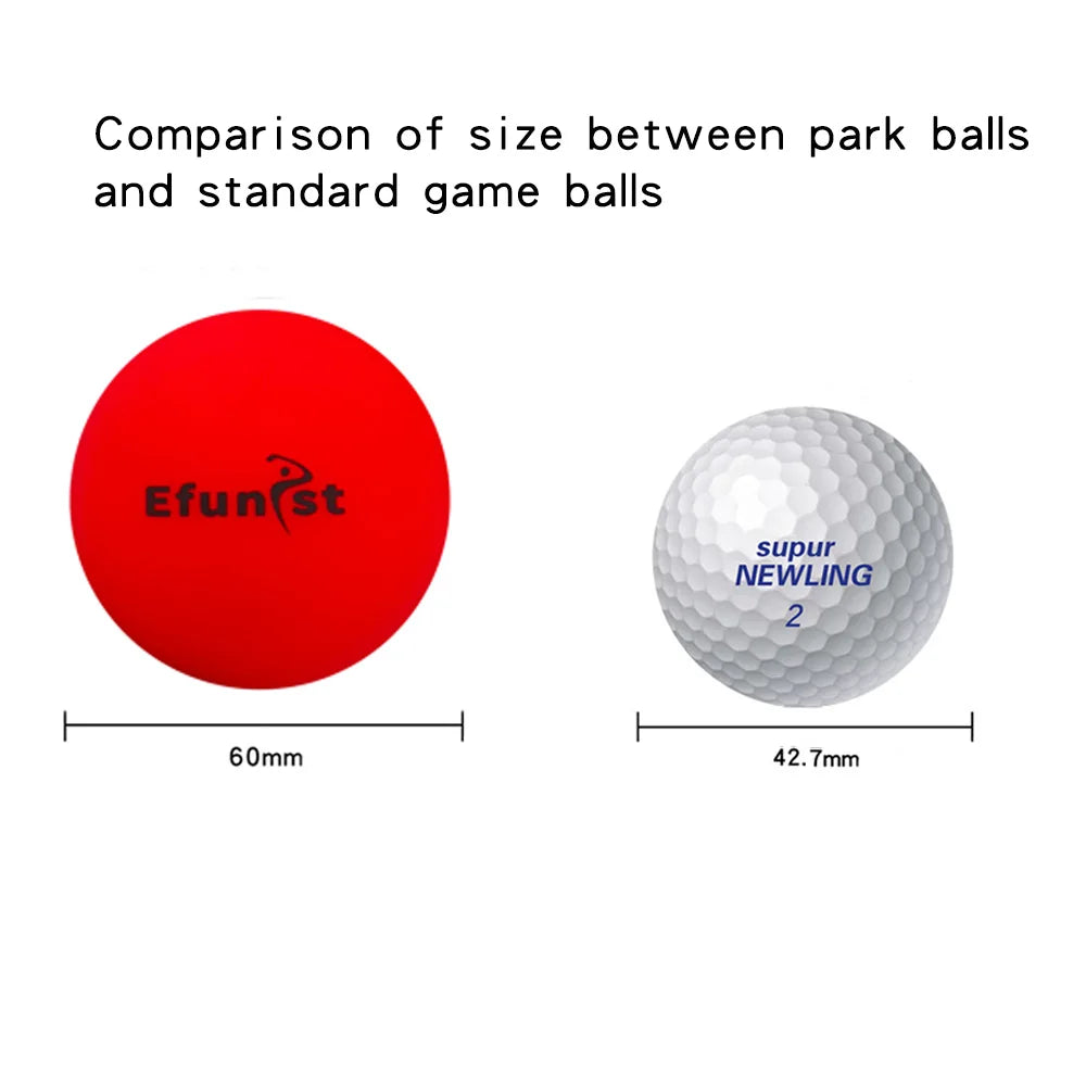 Golf Park Ball Matte Glossy Golf Balls Mixed Color Blue Yellow Red Green Park Golf Ball Golf Accessories Drop Shipping