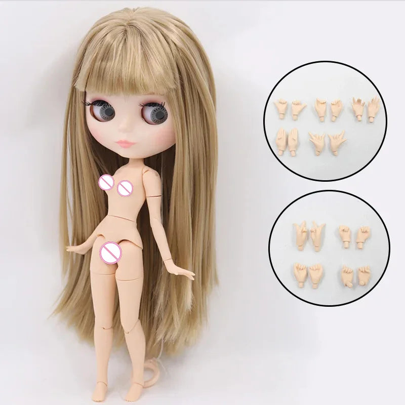 ICY DBS Blyth Doll White Skin Joint Body 1/6 BJD Special Price OB24 Toy Gift