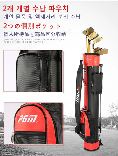 Golf Rack Bag PU Lightweight Portable Unisex Carry Bag