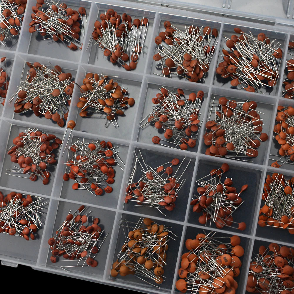 300/960pcs Ceramic Capacitors Kit 2pF-0.1uF Electronic Components Package Capacitor Assorted Samples Diy Kit