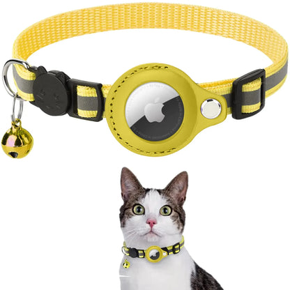 Cat GPS Tracker Collar, Waterproof, Reflective, Anti-Lost, PU Material