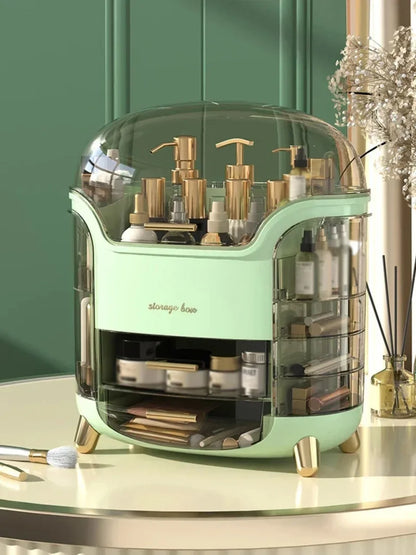 Transparent Makeup & Jewelry Organizer – Desktop Storage Box