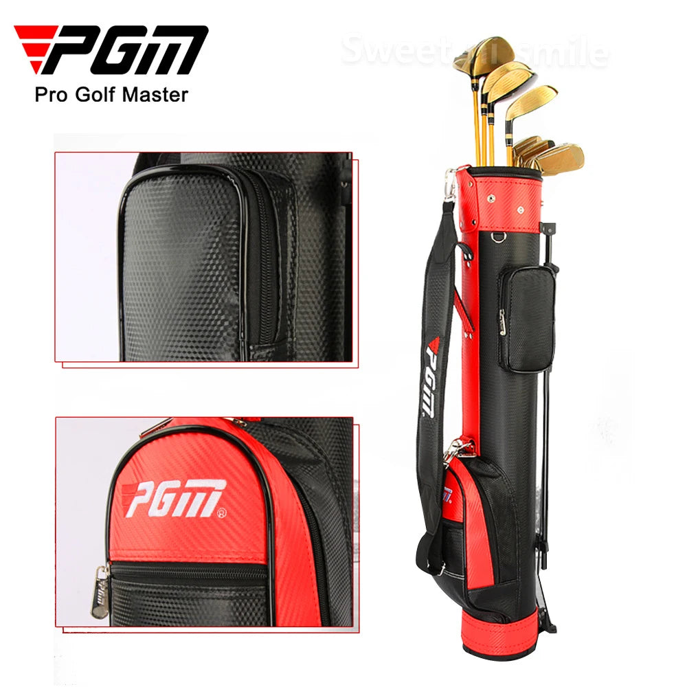PGM Golf Bracket Gun Bag Unisex Clubs Package PU Light Portable QIAB008